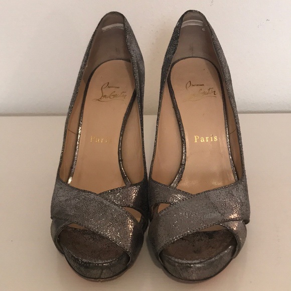 Christian Louboutin Shoes - Authentic Christian Louboutin gunmetal heels!